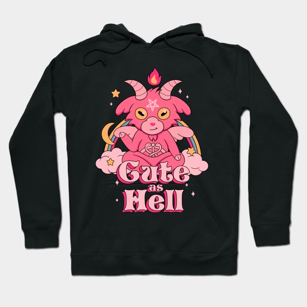 Cute as Hell Hoodie by thiagocorrea